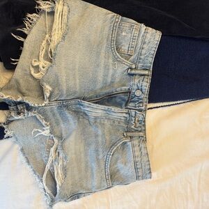 Zara Blue Denim Shorts
